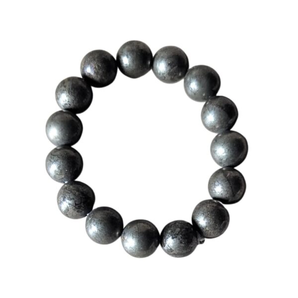 Maitri Export Natural Crystal Healing Stone 12mm Round Smooth Beads Stretchable Bracelet For Men, Women, Healing, Meditation, Prosperity, Good Luck