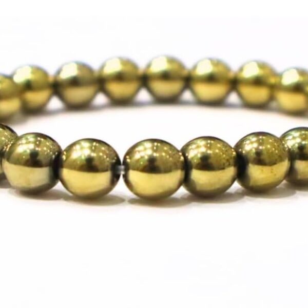 Pyrite stone bracelet, Pyrite wealth bracelet, Spiritual pyrite bracelet
