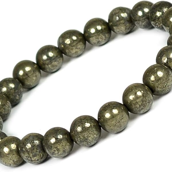 Pyrite protection bracelet, Pyrite stone bracelet, Pyrite wealth bracelet,