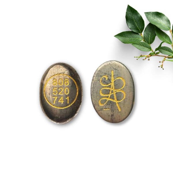 Plus Value Pyrite Stone in Zibu Symbol Money Magnet Stone for Career & Business Opportunities (1pc)