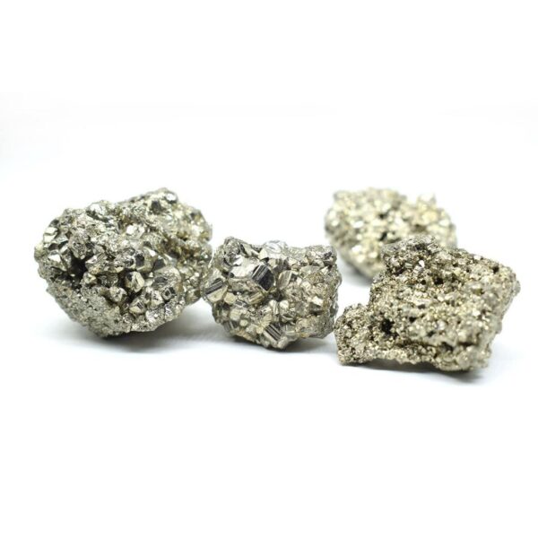 multiagate 1PCS Natural Stone Raw Pyrite and Minerals Crystal Decoration Nugget Pyrite Irregular Healing Energy Crystals Specimen Décor (40-50g)