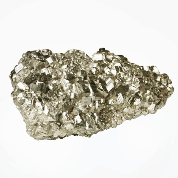Shubhanjali Peru Pyrite Cluster Stone Crystal Pyrite Stone Original Pyrite Cluster Rough Raw Gemstone for Enhances Willpower Crystal Gift Table Office Décor Wealth 15-20Gm, Religious