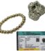 Pyrite bracelet, Pyrite chakra bracelet,Pyrite crystal healing