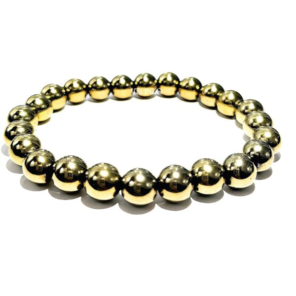 VRONZO Original Certified Money Magnet Bracelet for Men and Women | Attracts Money, Fame, Financial Success, Good Luck, Business Luck | Golden Pyrite Bracelet for Prosperity, Abundance & Manifestation