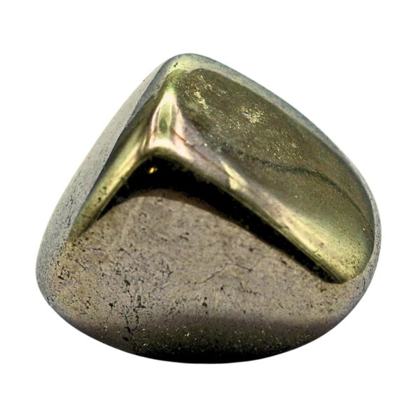 Crystal Heaven Pyrite Healing Tumbled Stone,Natural Polished Crystals For Diy Crafts,Manifestation,Meditation,Pooja Feng Shui And Reiki Healing(30 Grams)