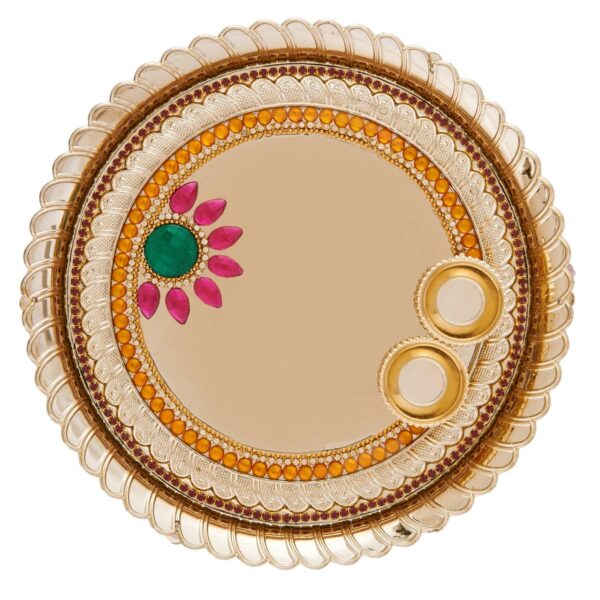 Crafty Creations Presents Decorative Designer Acrylic Pooja THALI