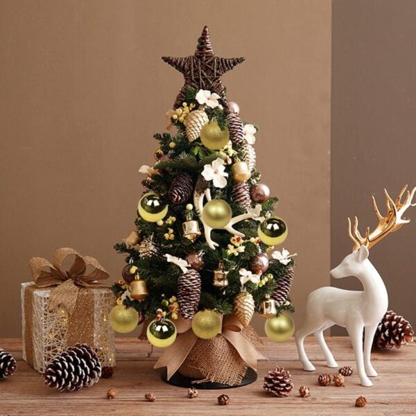 Ascension Pack of 2 Christmas Reindeer Figurines Elegant Deer Set for Christmas Decoration White Glitter Standing Reindeers for Table Xmas Christmas Party Decoration Christmas Tabletop Decor Items