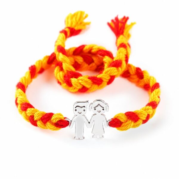 SATKOTI SILVER 925 Silver Rakhi for Brother | Rakhi Set With Roli & Card