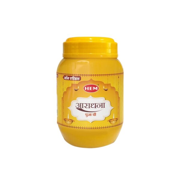 Hem Aradhana Puja Ghee | 450ml Non-Edible Ghee for Lighting Diyas, Lamps & Rituals | Perfect for Pooja, Prayers, Festivals & Devotional Use | Pure Aromatic Ghee for Worship & Spiritual Atmosphere