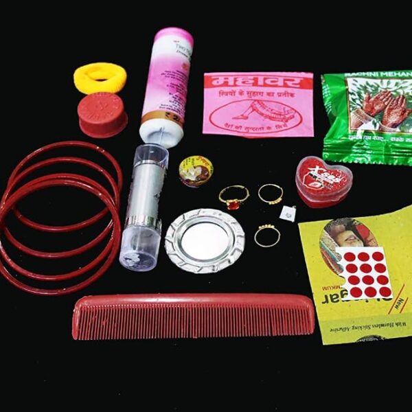 Generic MATA Rani Solah Shringar Kit, Durga MATA Pooja Samagri Set, Devi Makeup Items for Navratri