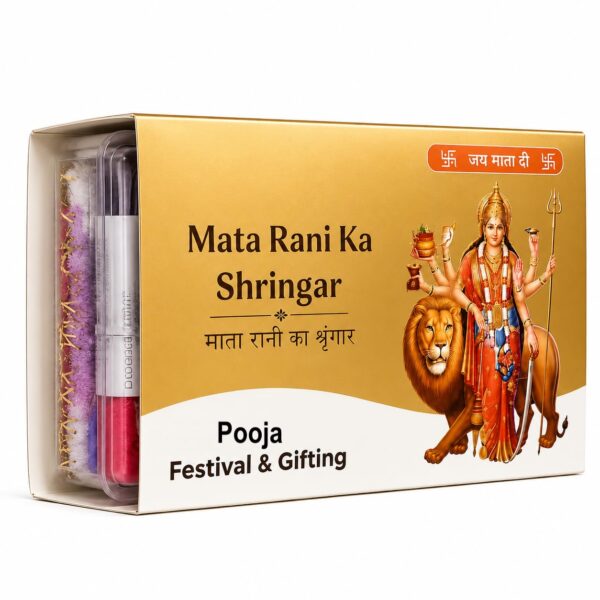 Navratri Pooja MATA Rani 16 Shringar Suhaag Poojan Samagri for Devi MATA/Hartaleeka teej/MATA solah Shringaar Kit/shringaar Set (16 Items)