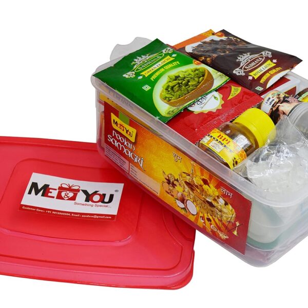ME & YOU All in One Pooja Kit | Pooja Items for Special Festivals | Navratri Puja samagri kit | Pooja Samagri for Diwali, Hawan Pooja, Housewarming Pooja | Indian Festival Pooja Kit - 25 Items